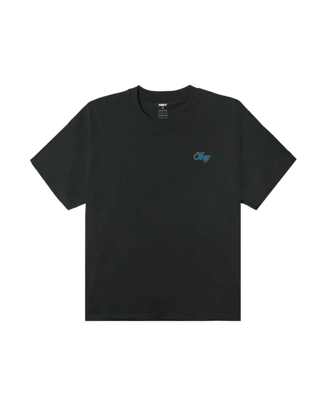 Obey AIRBRUSHED ROSE HEAVYWEIGHT T-SHIRT - Vintage Black