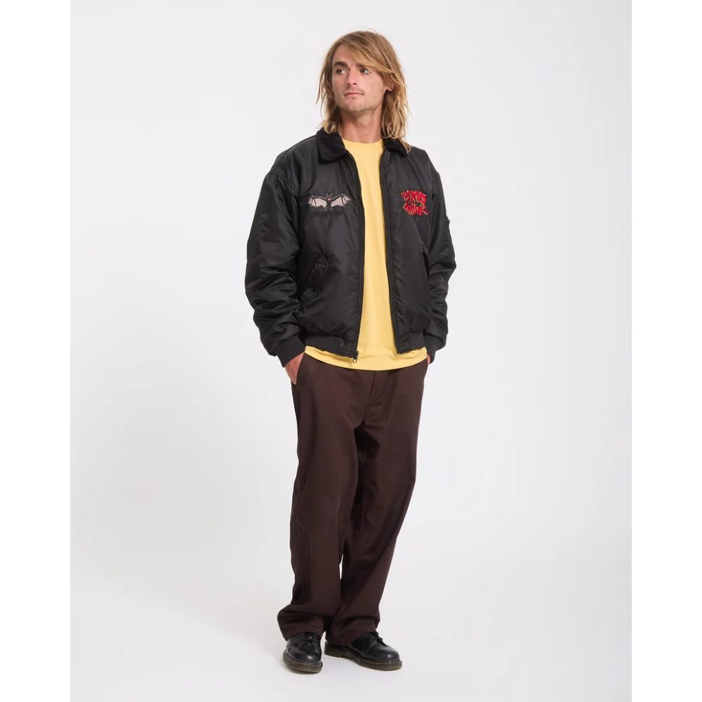 Volcom Ozzy Wendbare Bomberjacke - Black