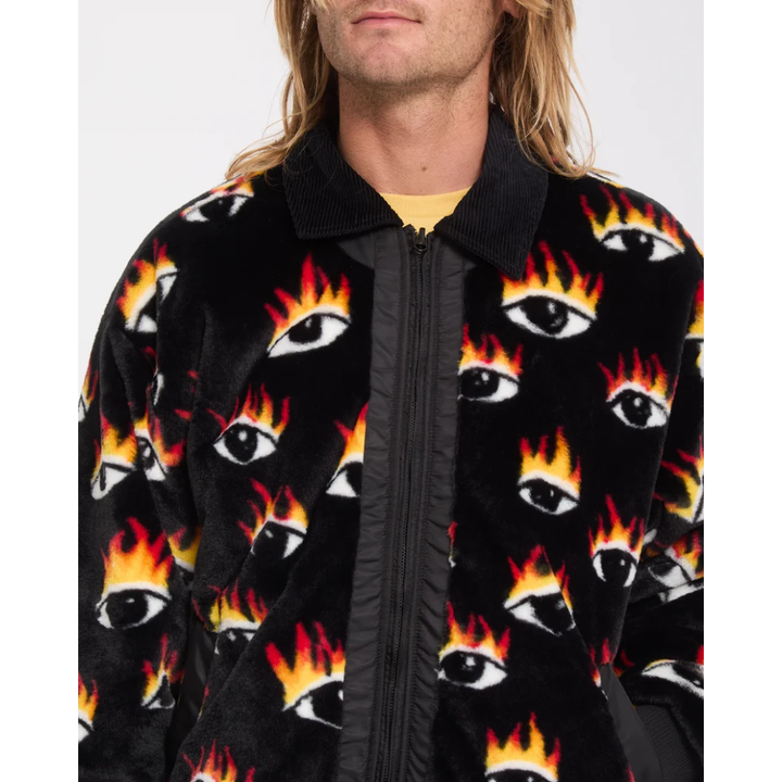 Volcom Ozzy Wendbare Bomberjacke - Black