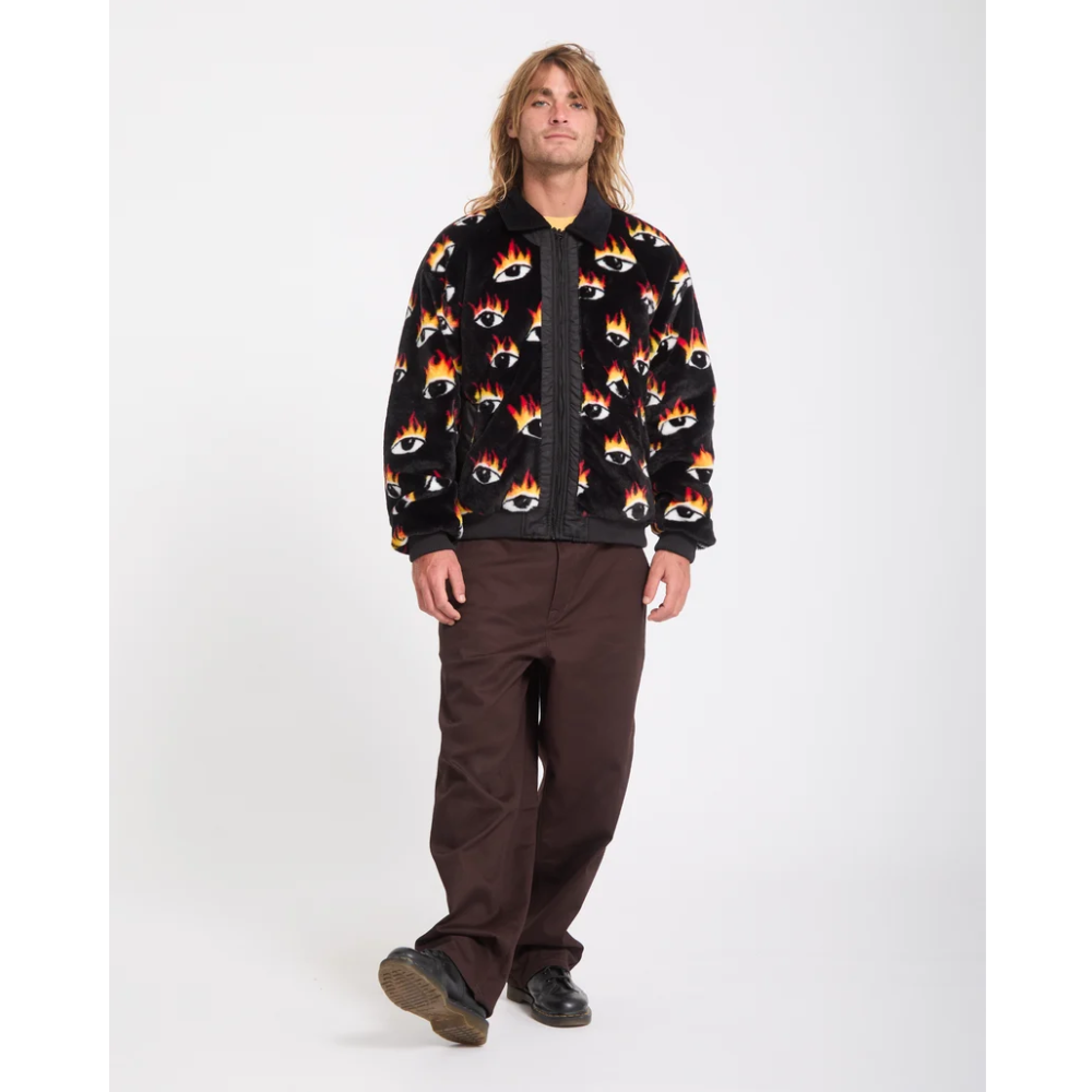 Volcom Ozzy Wendbare Bomberjacke - Black
