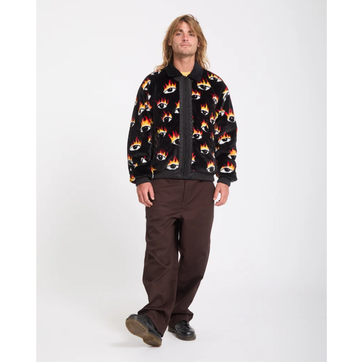 Volcom Ozzy Wendbare Bomberjacke - Black