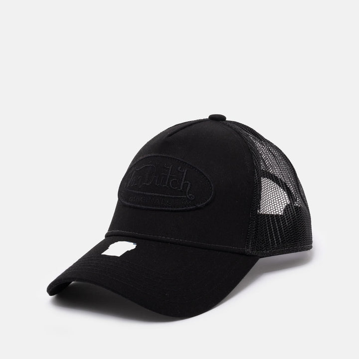 Von Dutch Boston Trucker Cap Black Black