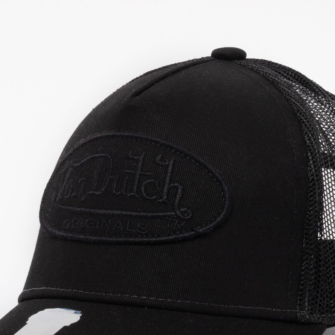 Von Dutch Boston Trucker Cap Black Black
