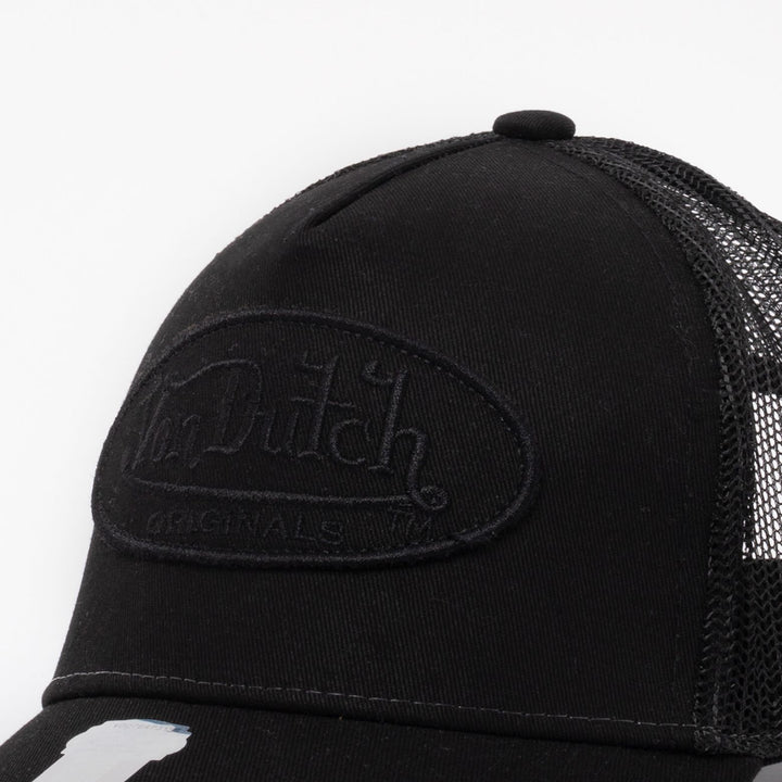 Von Dutch Boston Trucker Cap Black Black