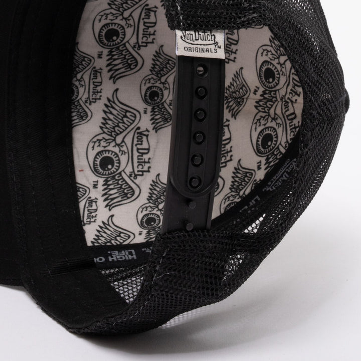 Von Dutch Boston Trucker Cap Black Black