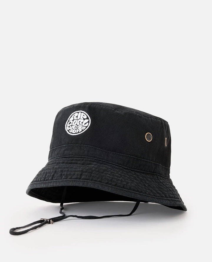 Chapeau RipCurl Wetty Icon Bucket - Noir