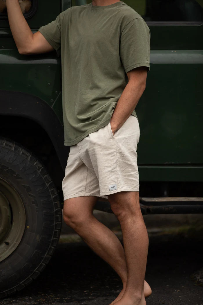 Rhythm Classic Linen Jam Short - Sand