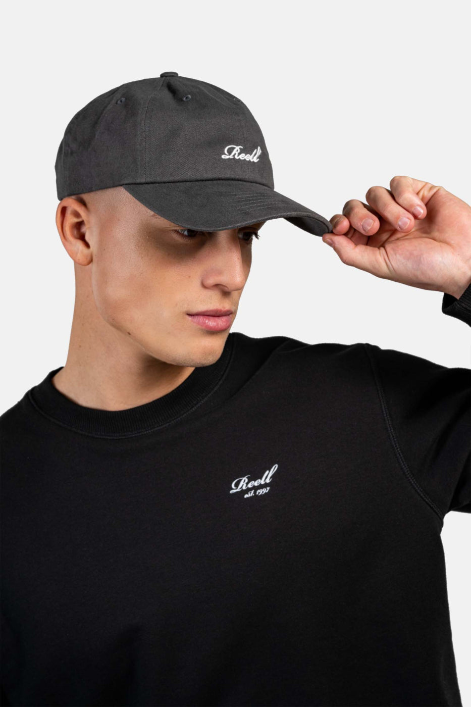 Reell Single Script Cap - Dark Grey
