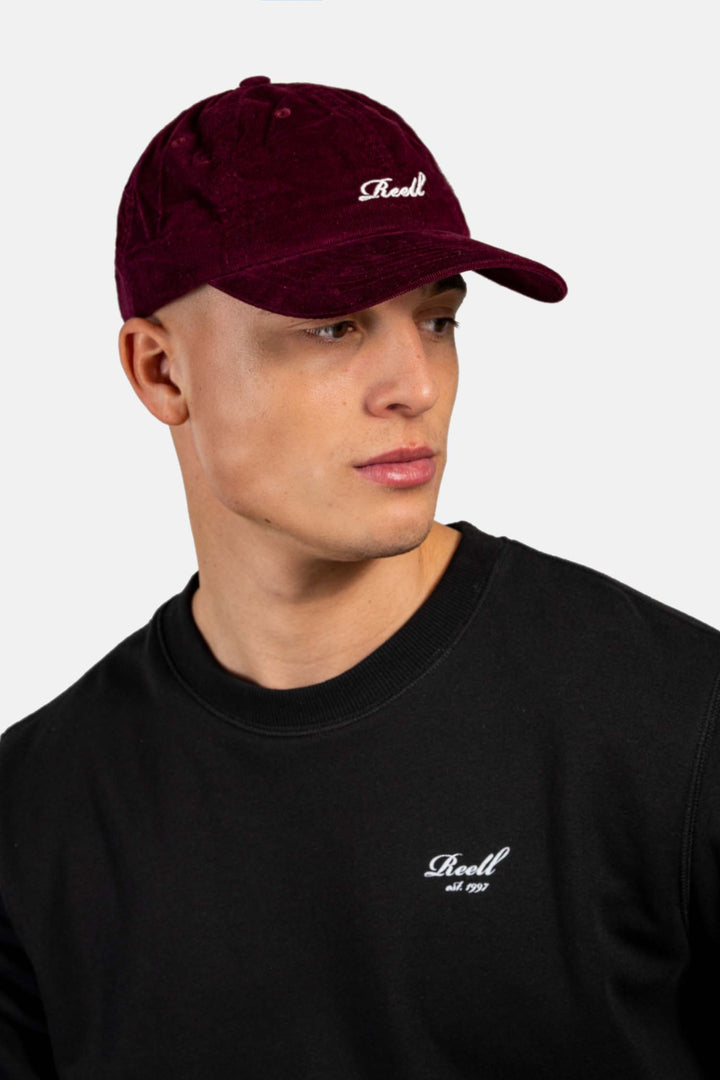 Reell Single Script Cap - Vintage Burgundy Cord