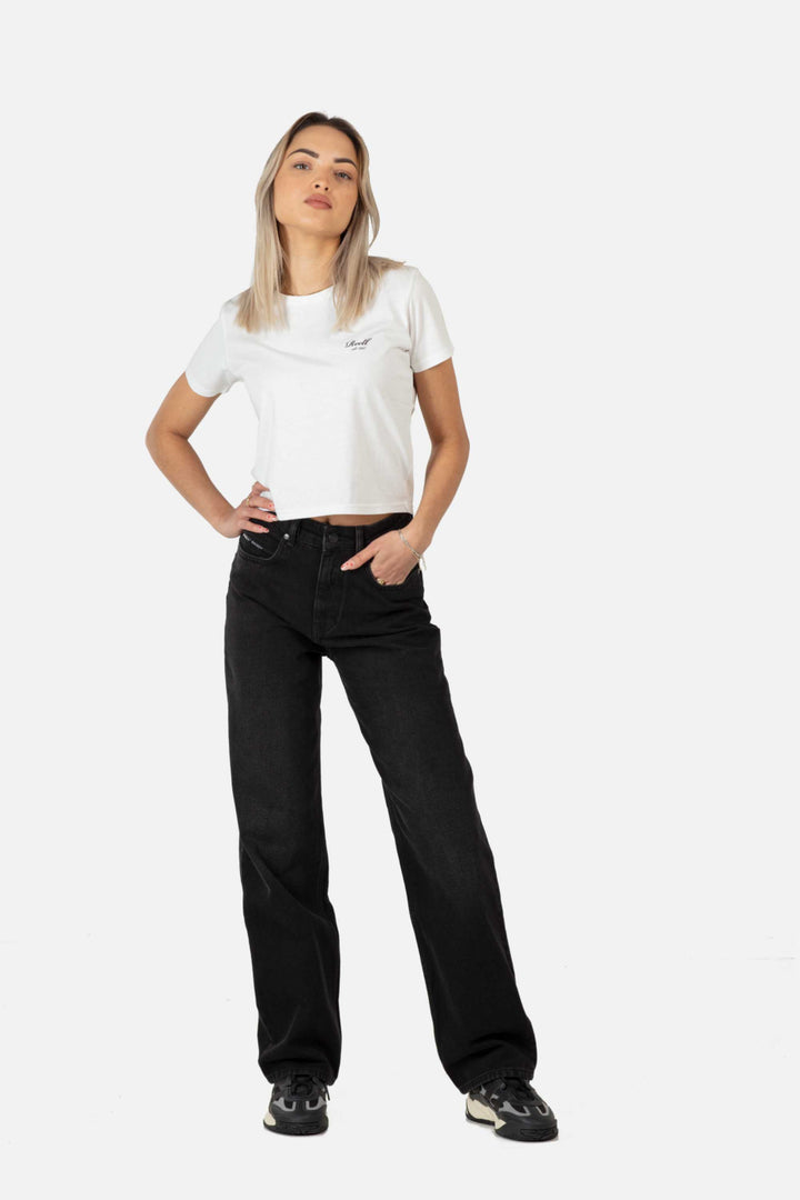 Reell Women Betty Baggy Jeans - BLACK WASH