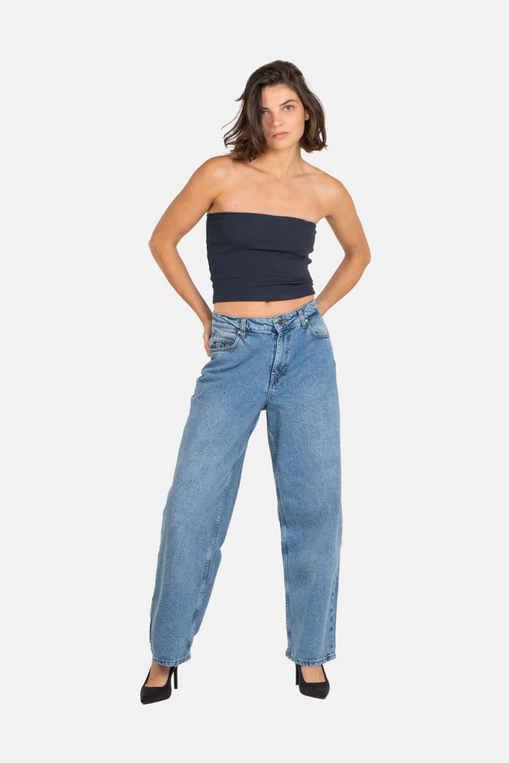 Reell WOMEN CHLOE BAGGY - Classic Mid Blue