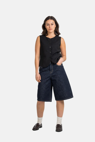 Reell Women Sienna Baggy Short - Indigo Deep