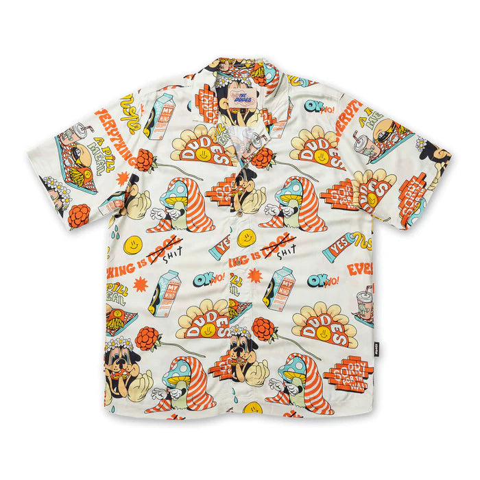 The Dudes A Pill Meal Hawaiian Shirt Hemd - Multicolor