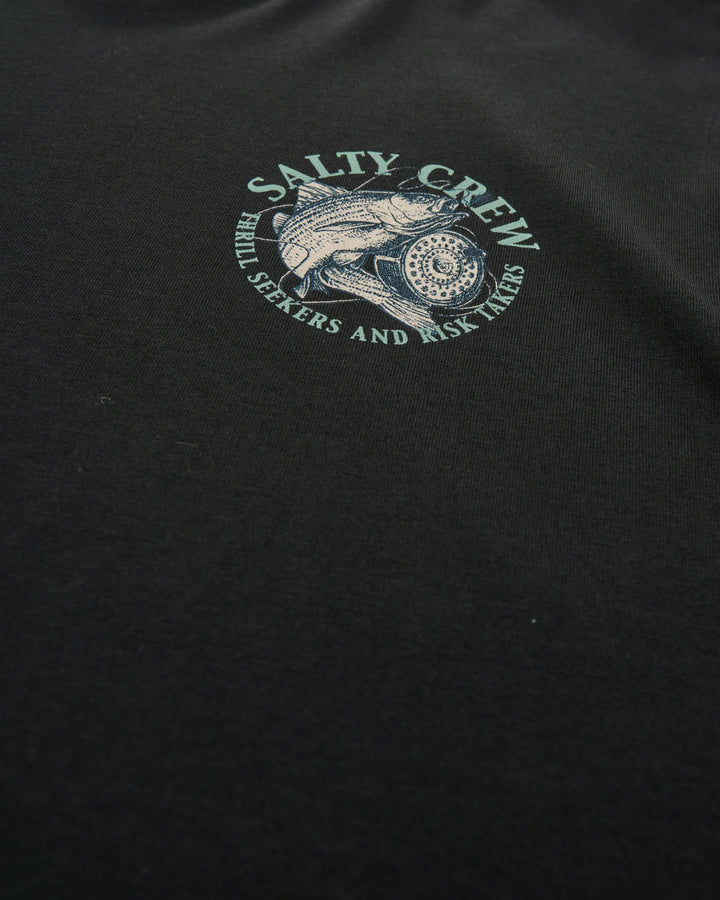Salty Crew Reel Fly Classic SS Tee - Black