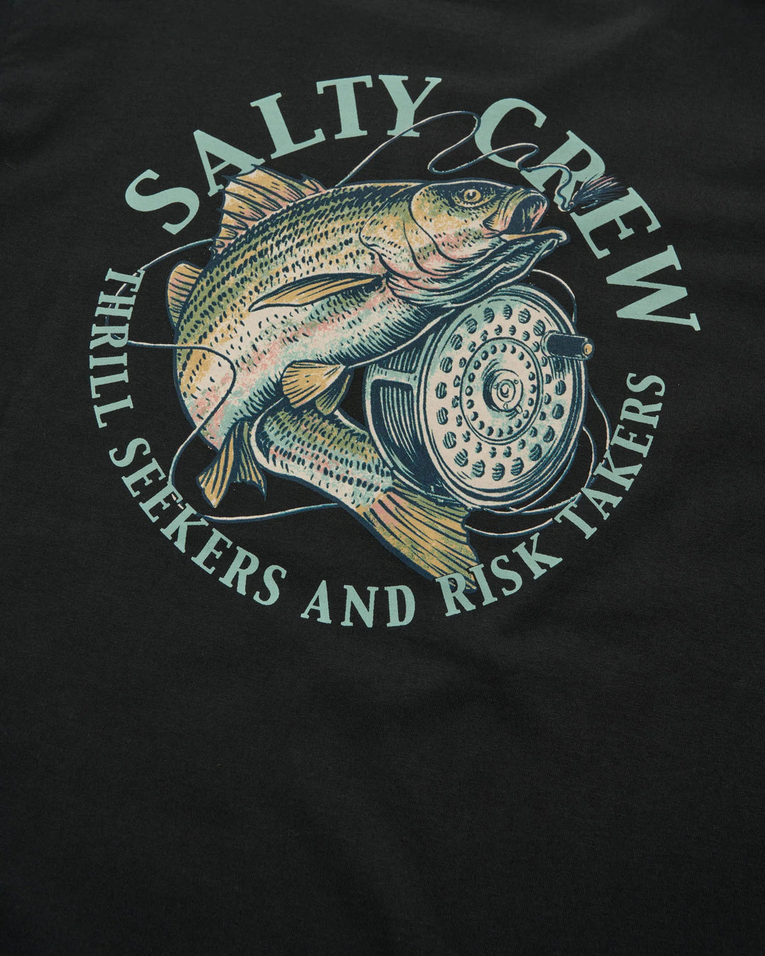 Salty Crew Reel Fly Classic SS Tee - Black