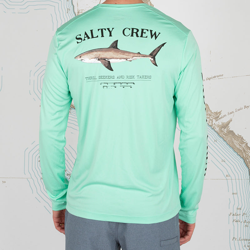 Salty Crew Bruce Sun Shirt Longsleeve - Seafoam
