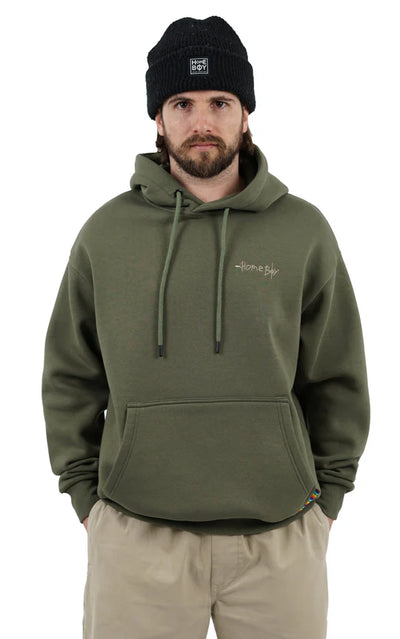 Homeboy Pencil Hoodie - Olive