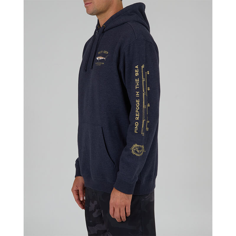 Salty Crew Bruce Fleece Hoodie - Navy