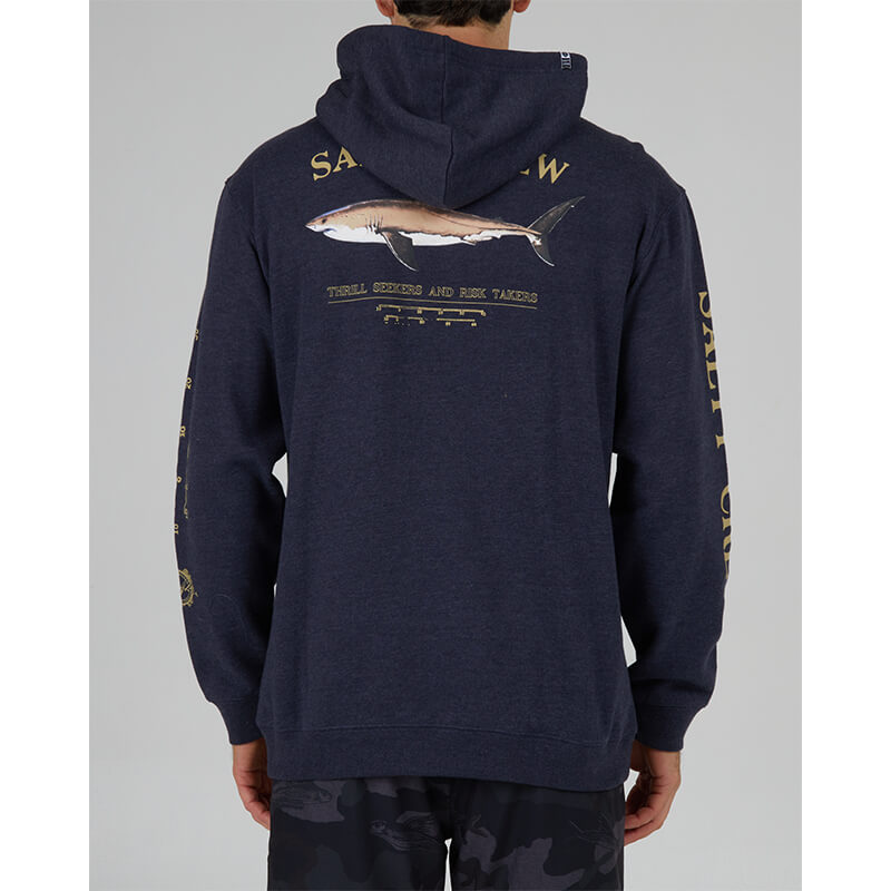 Salty Crew Bruce Fleece Hoodie - Navy