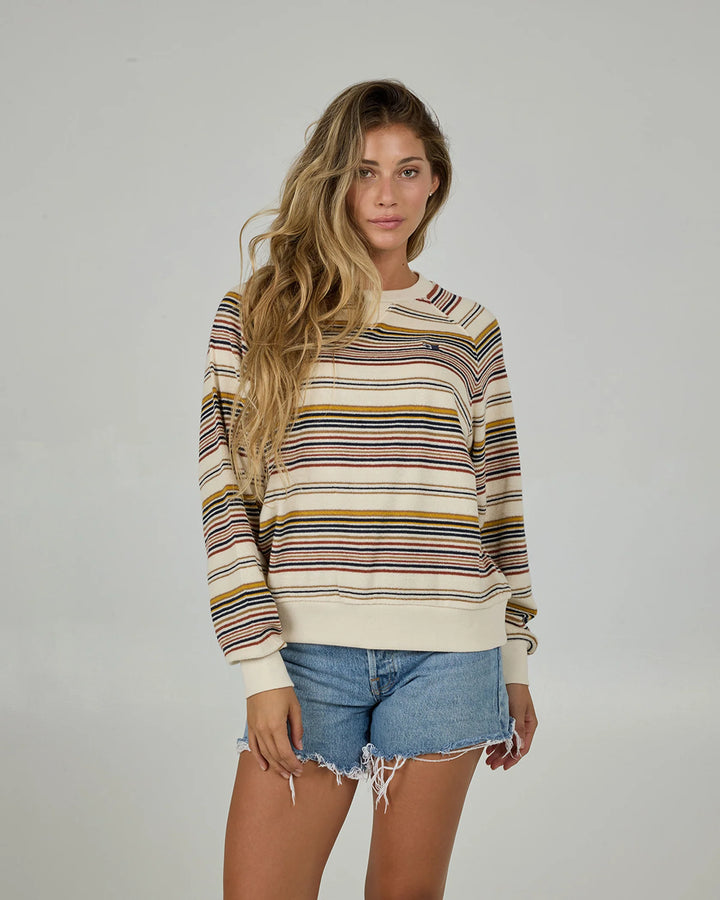 Salty Crew Gone Sailin Fleece Woman Crew - Off White
