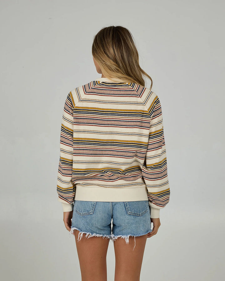 Salty Crew Gone Sailin Fleece Woman Crew - Off White