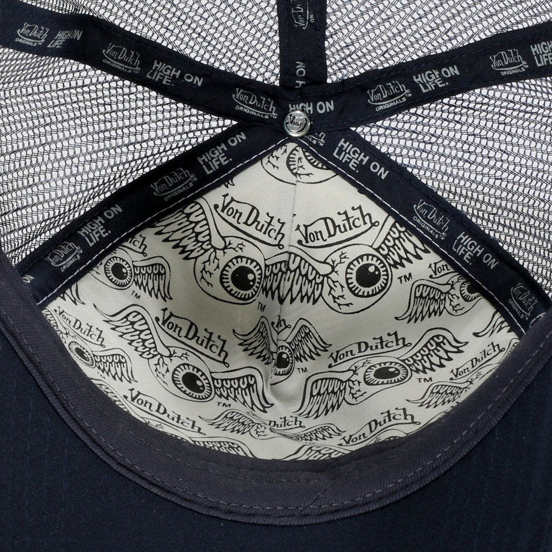 Von Dutch Baker Trucker Cap - White / Black