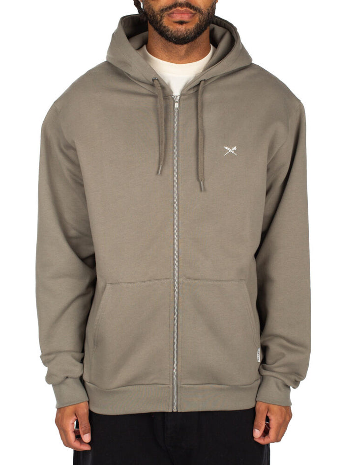 Iriedaily Mini Flag 2 Zip Hood smokey olive