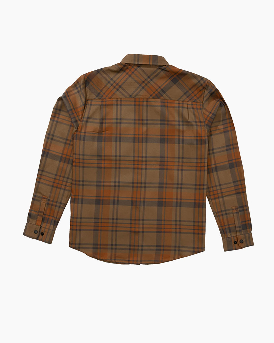 Salty Crew Fathom Long Sleeve Tech Flannel Hemd - Dark Brown
