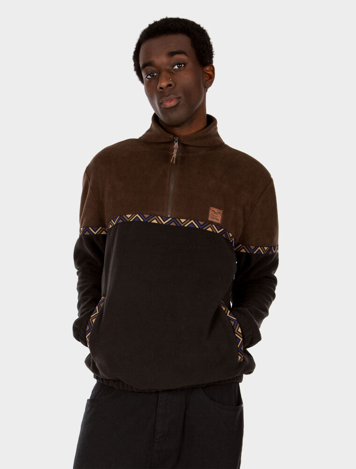 Iriedaily Monte Noe Troyer Zip dark coffee