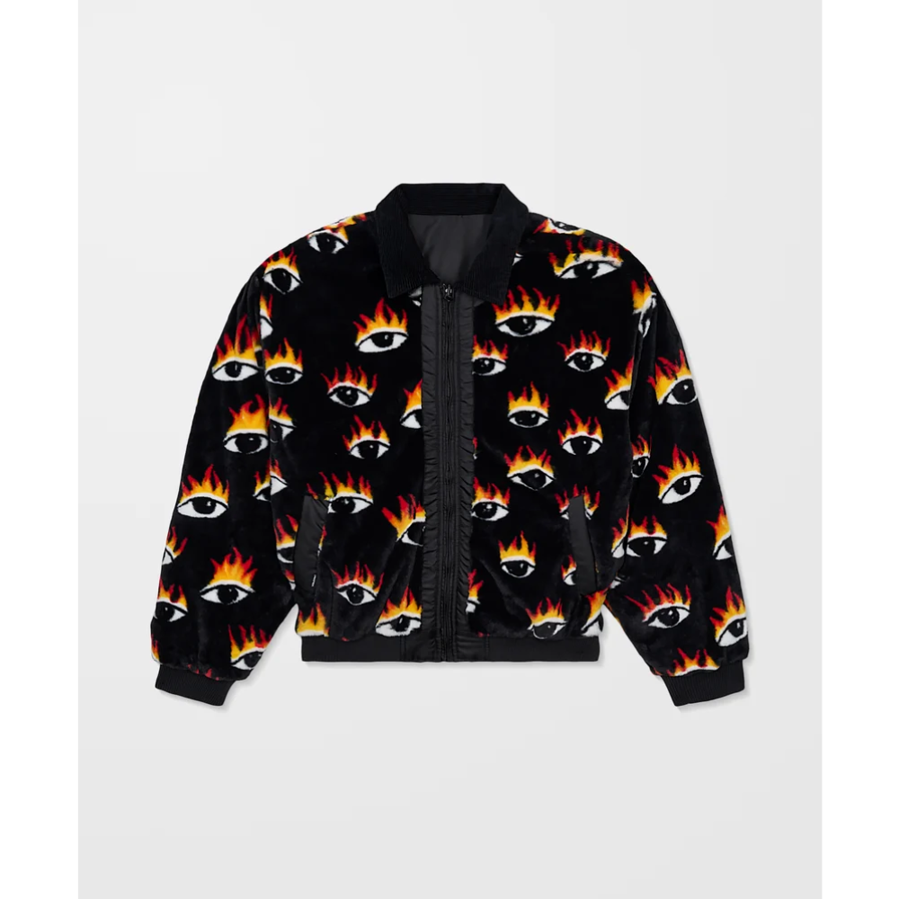 Volcom Ozzy Wendbare Bomberjacke - Black