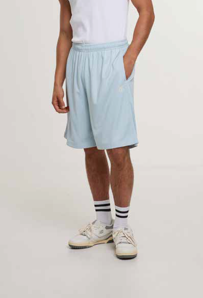 Karl Kani Insig Shad KK INSIGNIA SHADOW PINSTRIPE SOCCER SHORTS - Blue