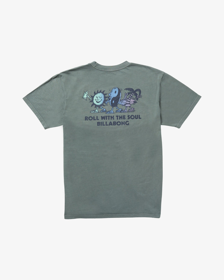 Billabong Roll T-Shirt - Dark Slate (DKA)