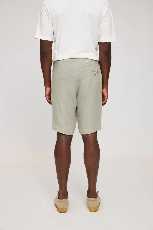 Mazine Regular Linen Shorts seagrass