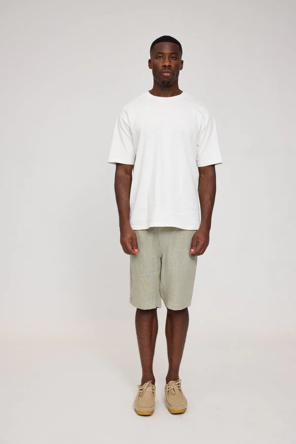 Mazine Regular Linen Shorts seagrass