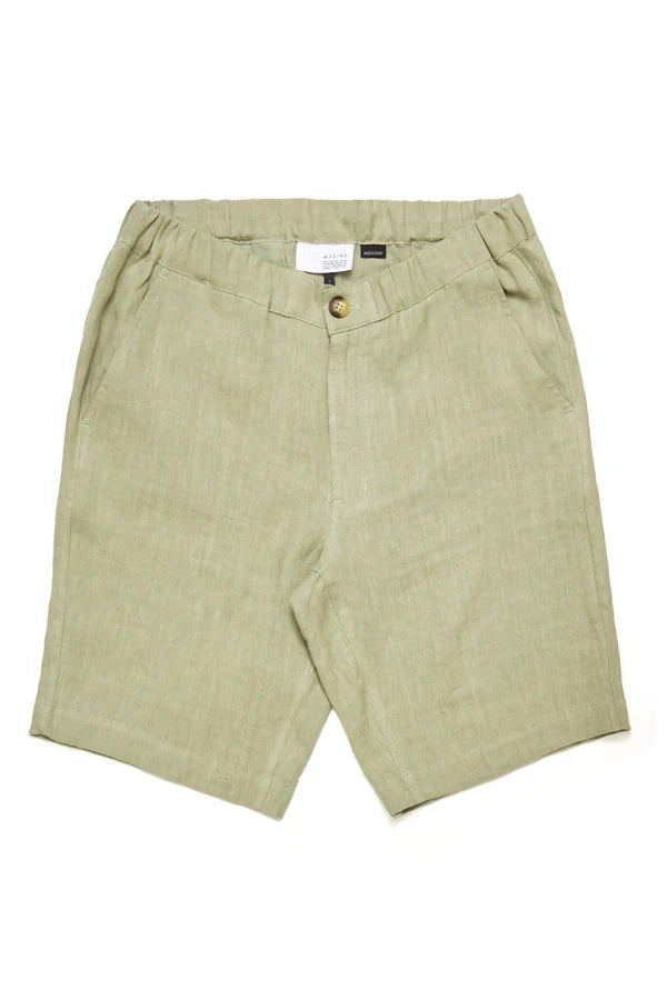 Mazine Regular Linen Shorts seagrass