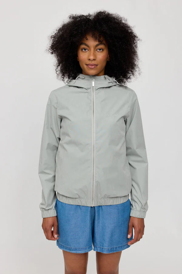 Mazine Basic Blouson Jacket - aqua grey