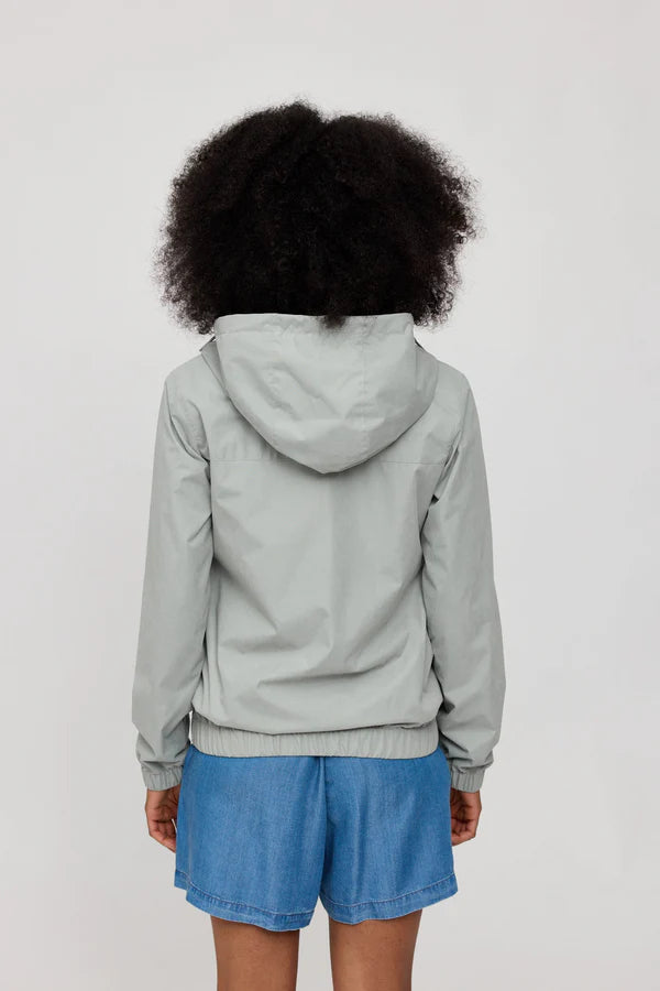 Mazine Basic Blouson Jacket - aqua grey