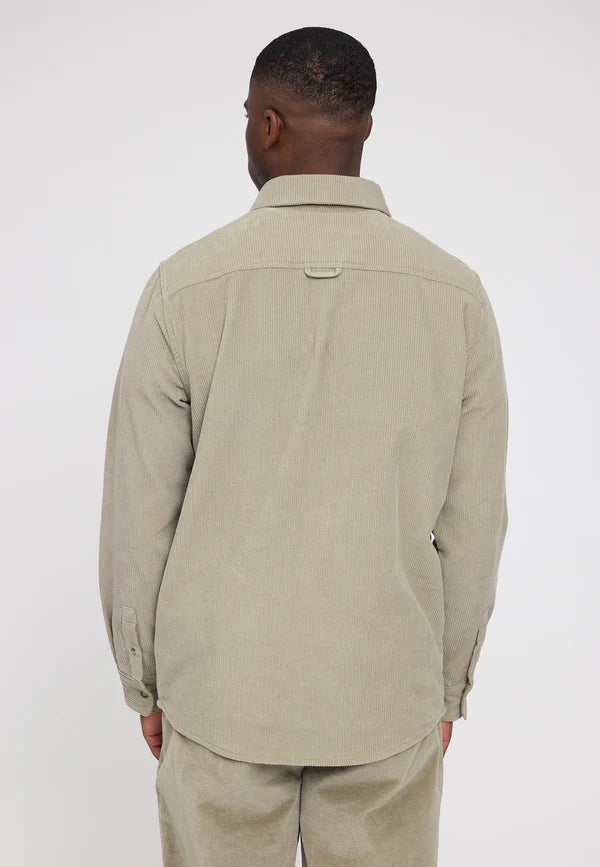 Mazine Pocket Corduroy Cord Hemd light khaki