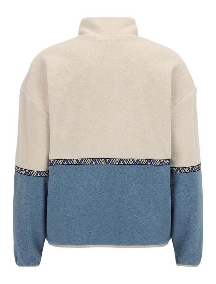 Iriedaily Holina Woman Fleece Zip Troyer greyblue