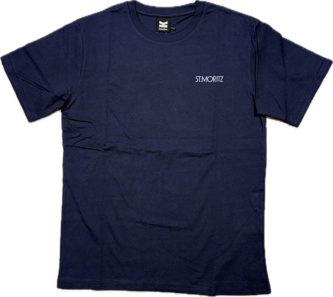 Kaotiko T-Shirt Regular Snow Cocktail - Navy