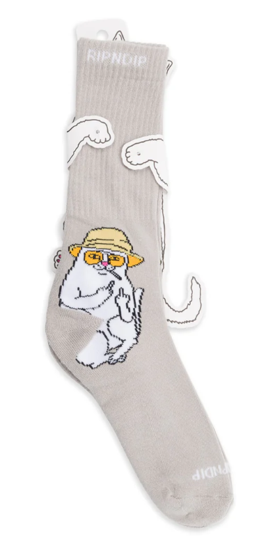 RIPNDIP Nermal S Thompson Socks - Sand