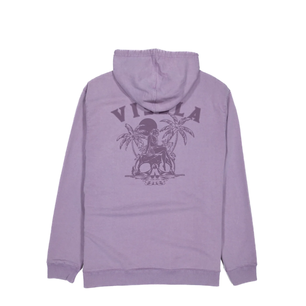 Vissla Skullisla Pull Over Hoodie Washed Fleece - Dusty Lilac