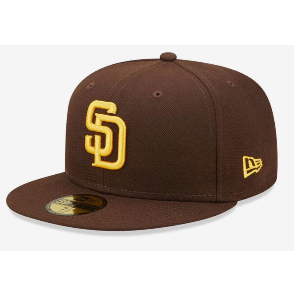 New Era 93075 San Diego Padres Authentic On Field 59FIFTY Fitted Cap Braun