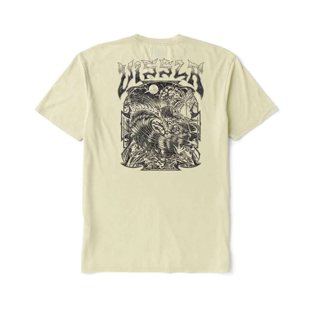 Vissla Volcano Coast Cosmic Wash T-Shirt Kurzarm  M403EVOL Natural Beige