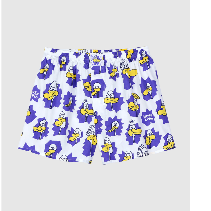 Lousy Livin CLEPTOMANICX Boxershort - Duck White