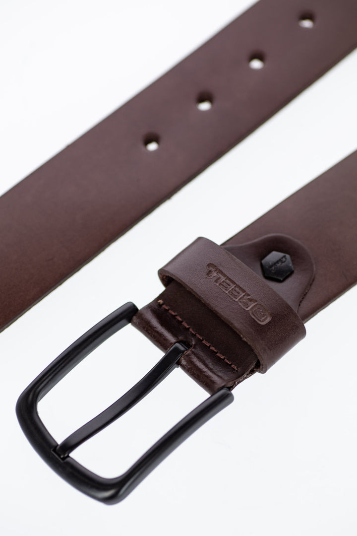 Reell All Black Buckle Belt - brown