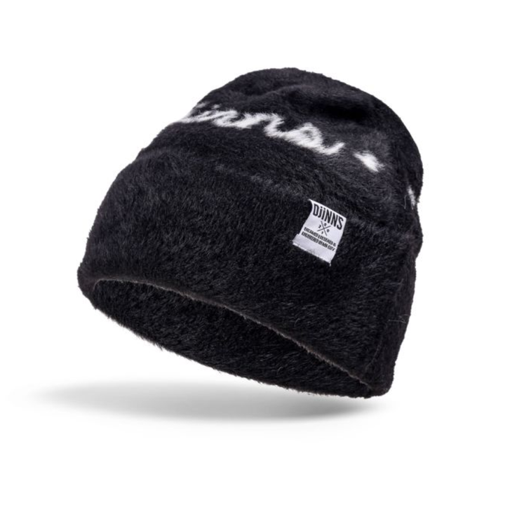 Djinns Hairy Beanie Tag - Black