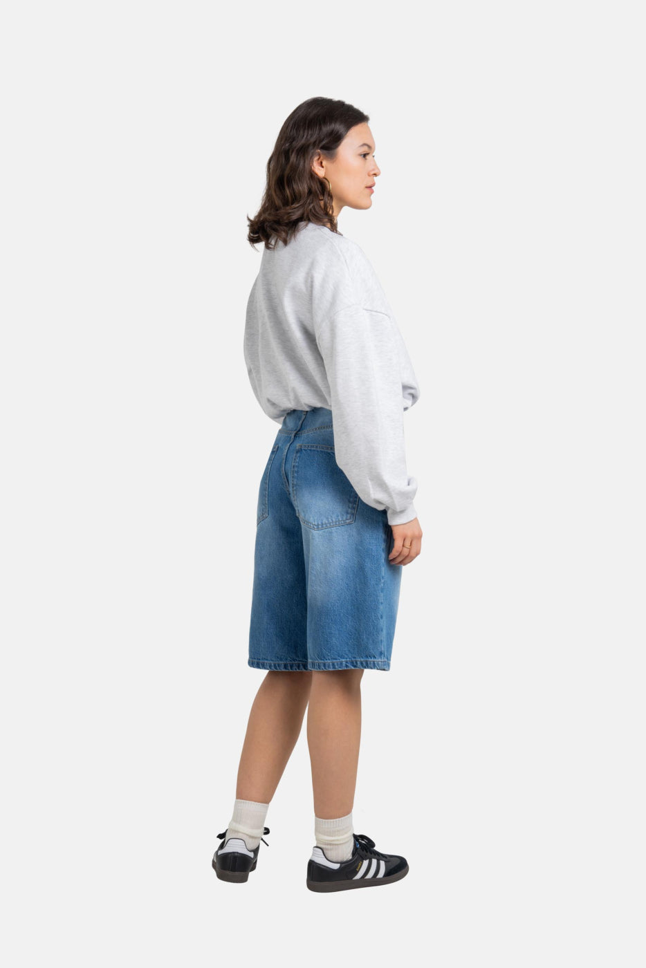 Reell Women Sienna Baggy Short - Classic Light Blue Stone