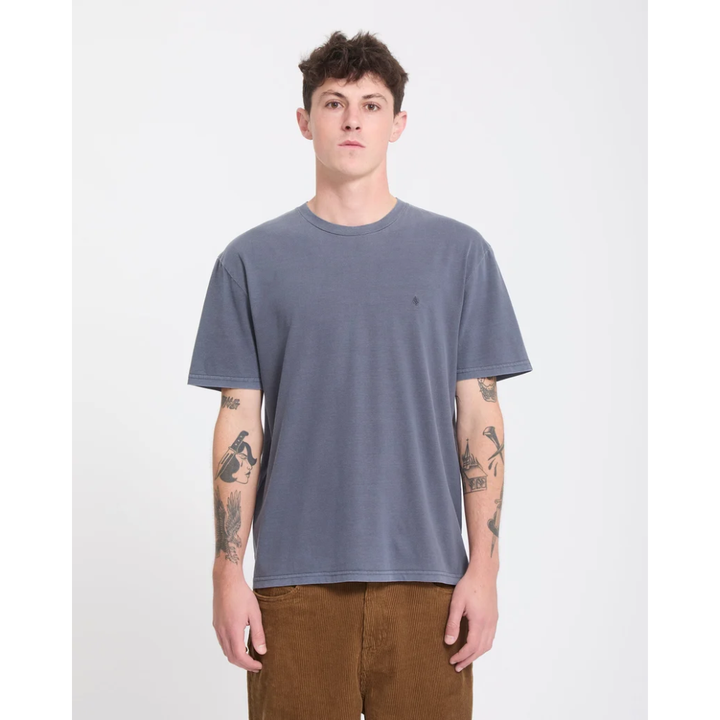 Volcom Solid Stone T-Shirt - Storm Blue