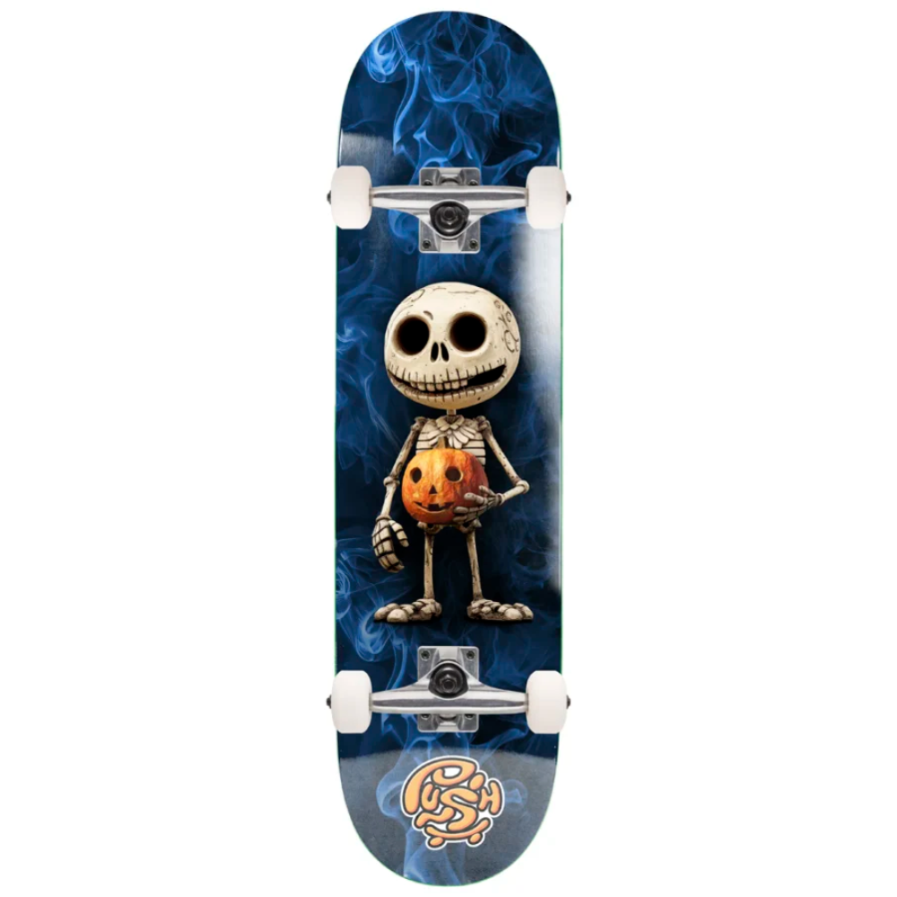 Push Mr. Smoky Complete Skateboard 7,25" Kids - Blau